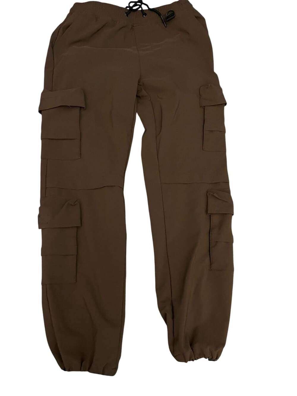 ZQUUVOU Mens Casual Cargo Pants Coffee